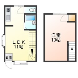 ペーパームーンの物件間取画像